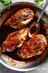 caprese stuffed chicken breast